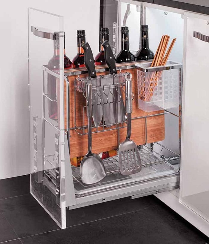 Giá đựng dao thớt dạng giá lắp âm