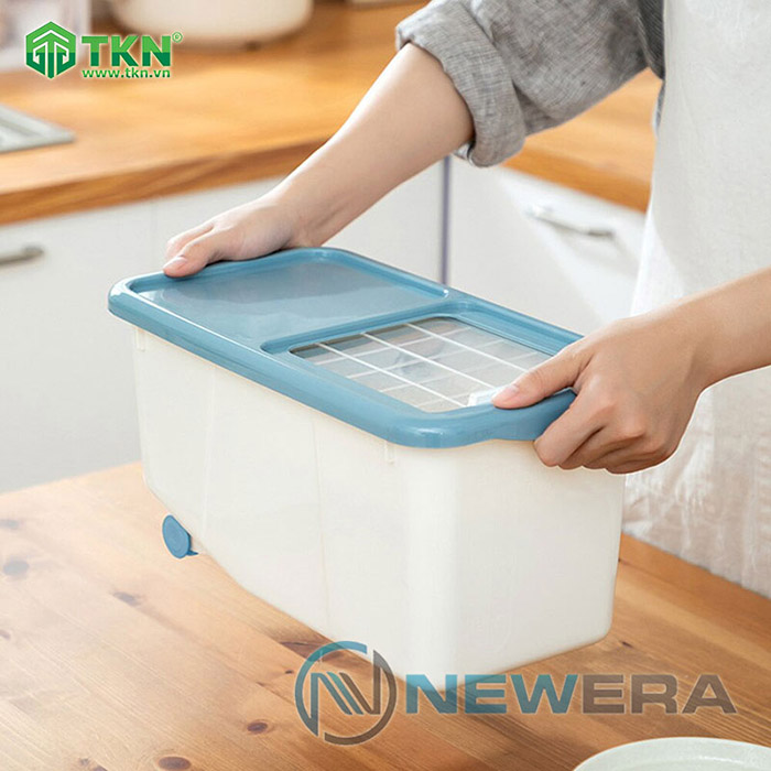 Thùng gạo NewEra nhựa PP dung tích 6kg NE0705E 2