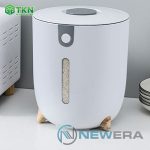 Thùng gạo chống ẩm mốc dung tích 10kg NE0602E màu xám 2