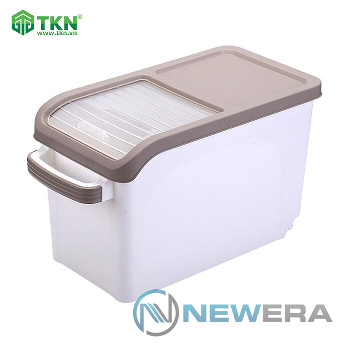 Thùng gạo NewEra nhựa PP dung tích 15kg NE0703E 4