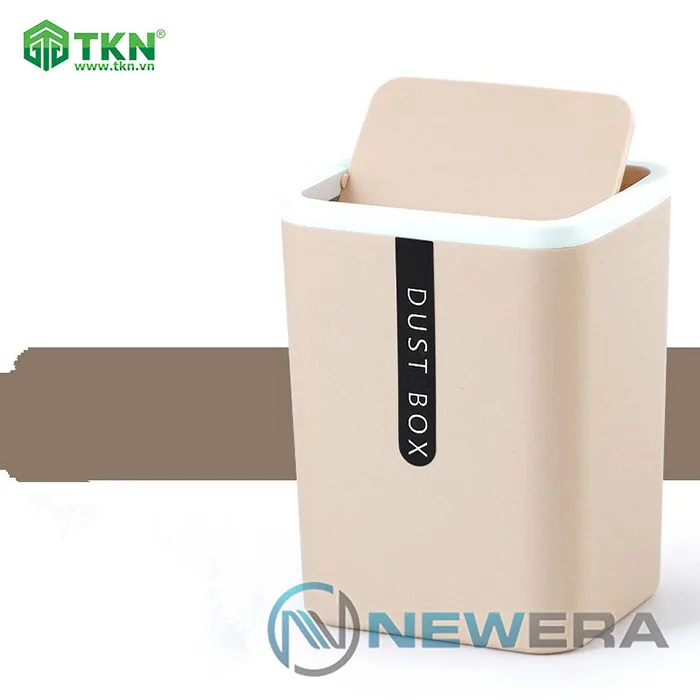 Thùng rác mini NewEra nắp lật 360 độ tiện lợi NE0608H