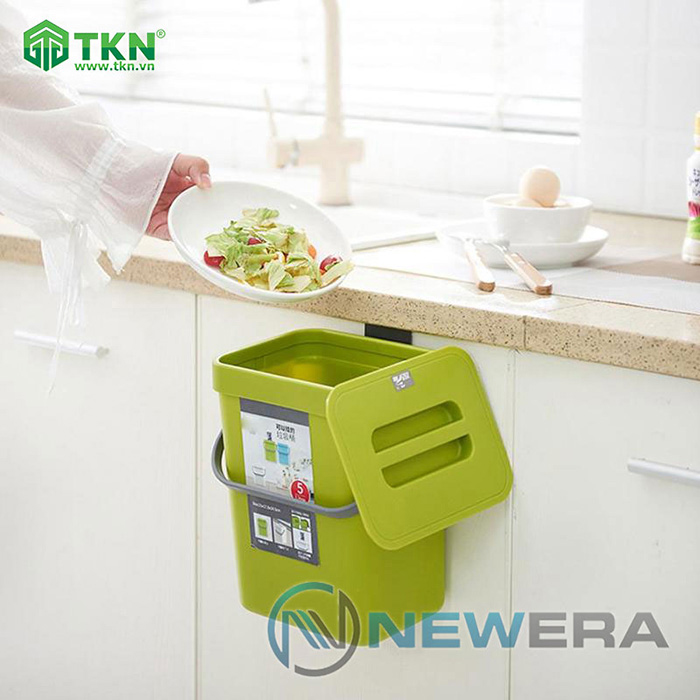 Thùng rác tủ bếp NewEra hiện đại