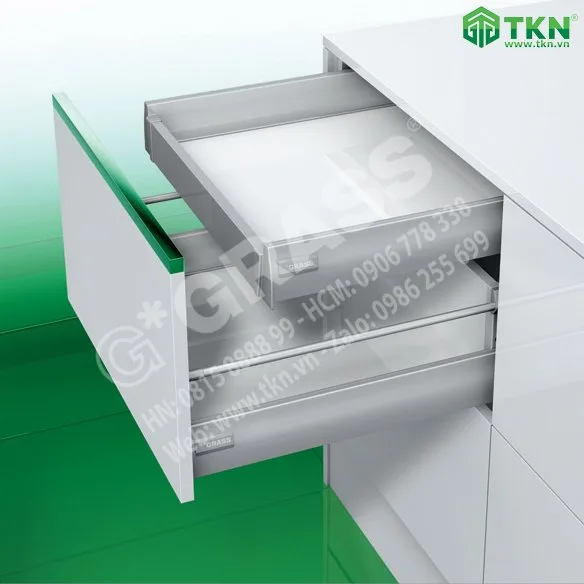 Ngăn kéo Grass DWD-XP 40kg vách thép lắp âm 1200mm A1.500WS2