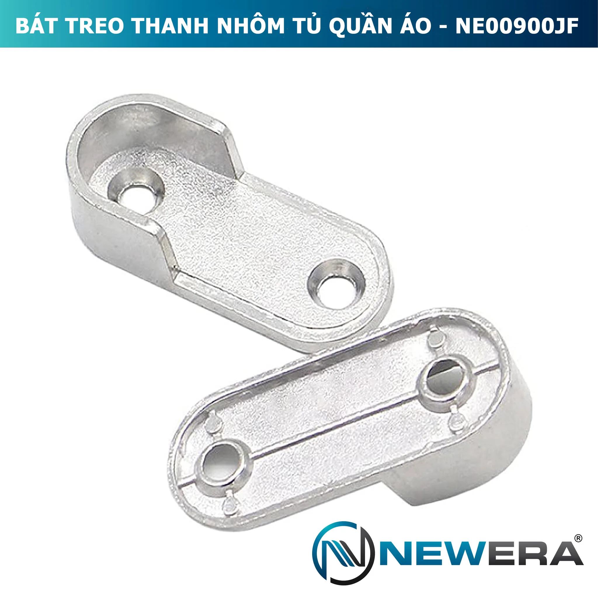 Bát cố định thanh suốt treo quần áo NewEra dài 3m NE0900JF