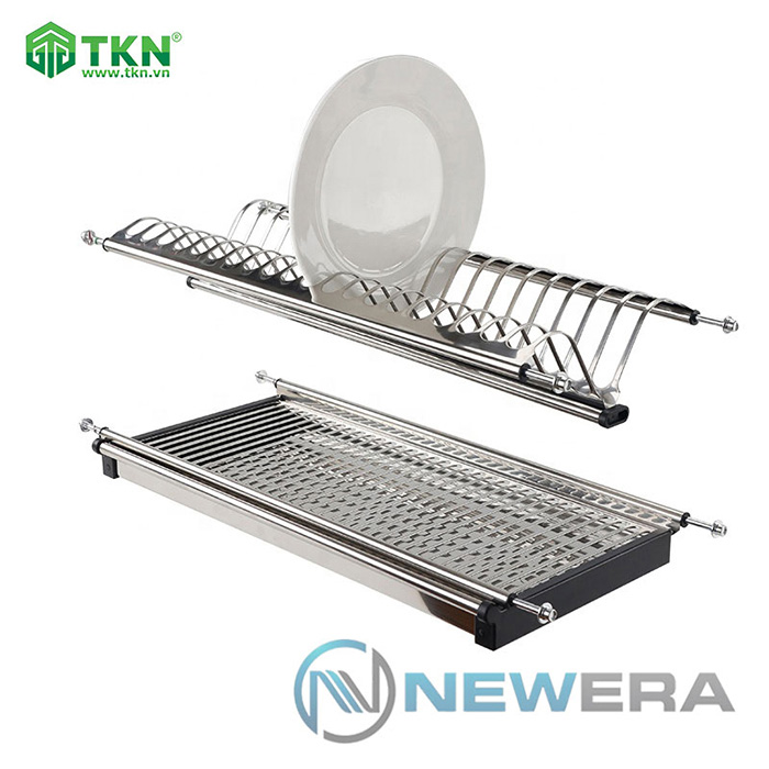 Giá treo úp bát đĩa tủ trên NewEra 2 tầng – mã NE555.110 