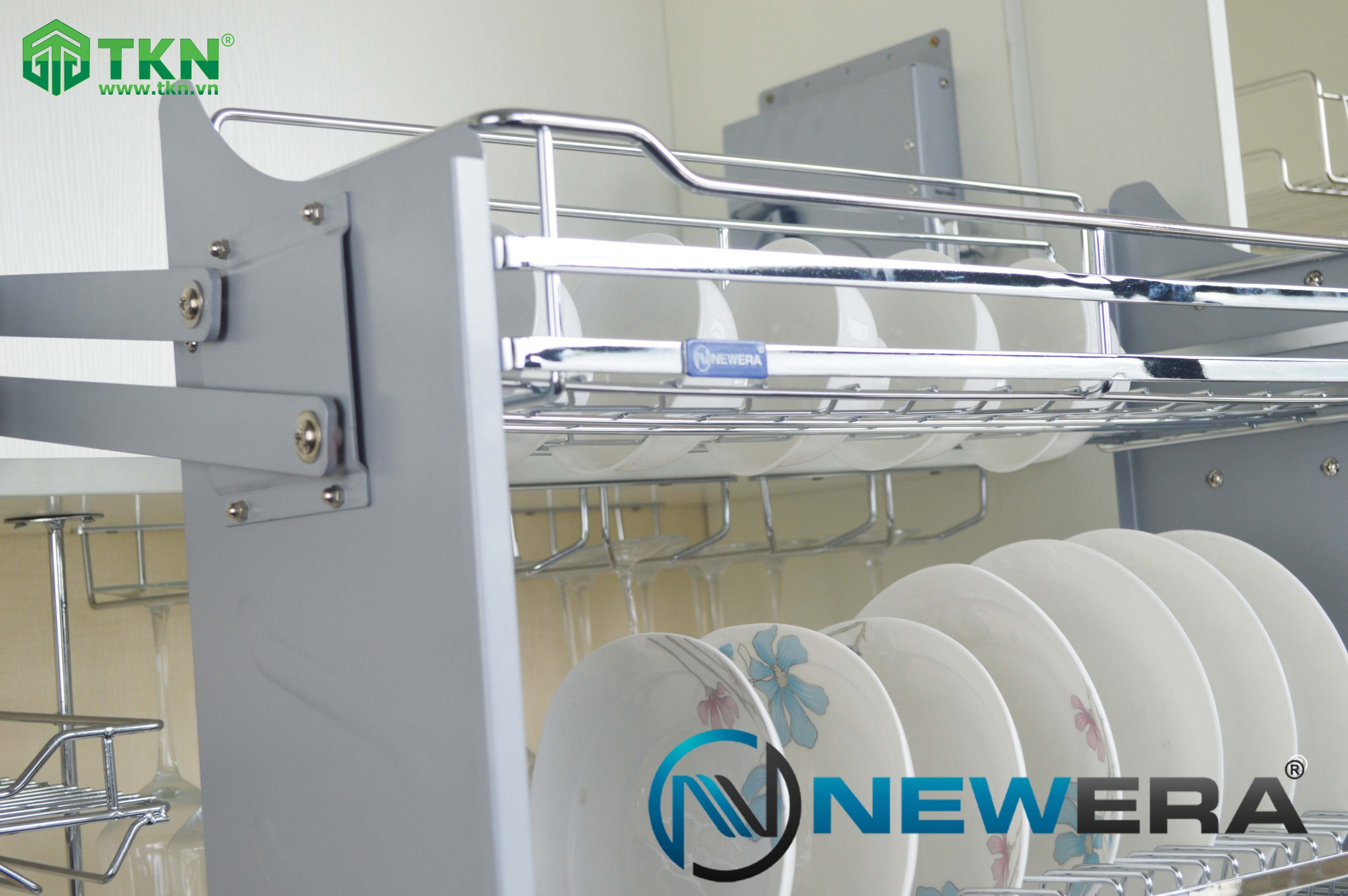Giá bát nâng hạ NewEra 2 tầng