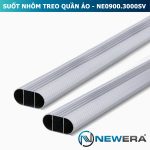 Thanh treo quần áo NewEra hợp kim nhôm thép dài 3m NE0900.3000SV