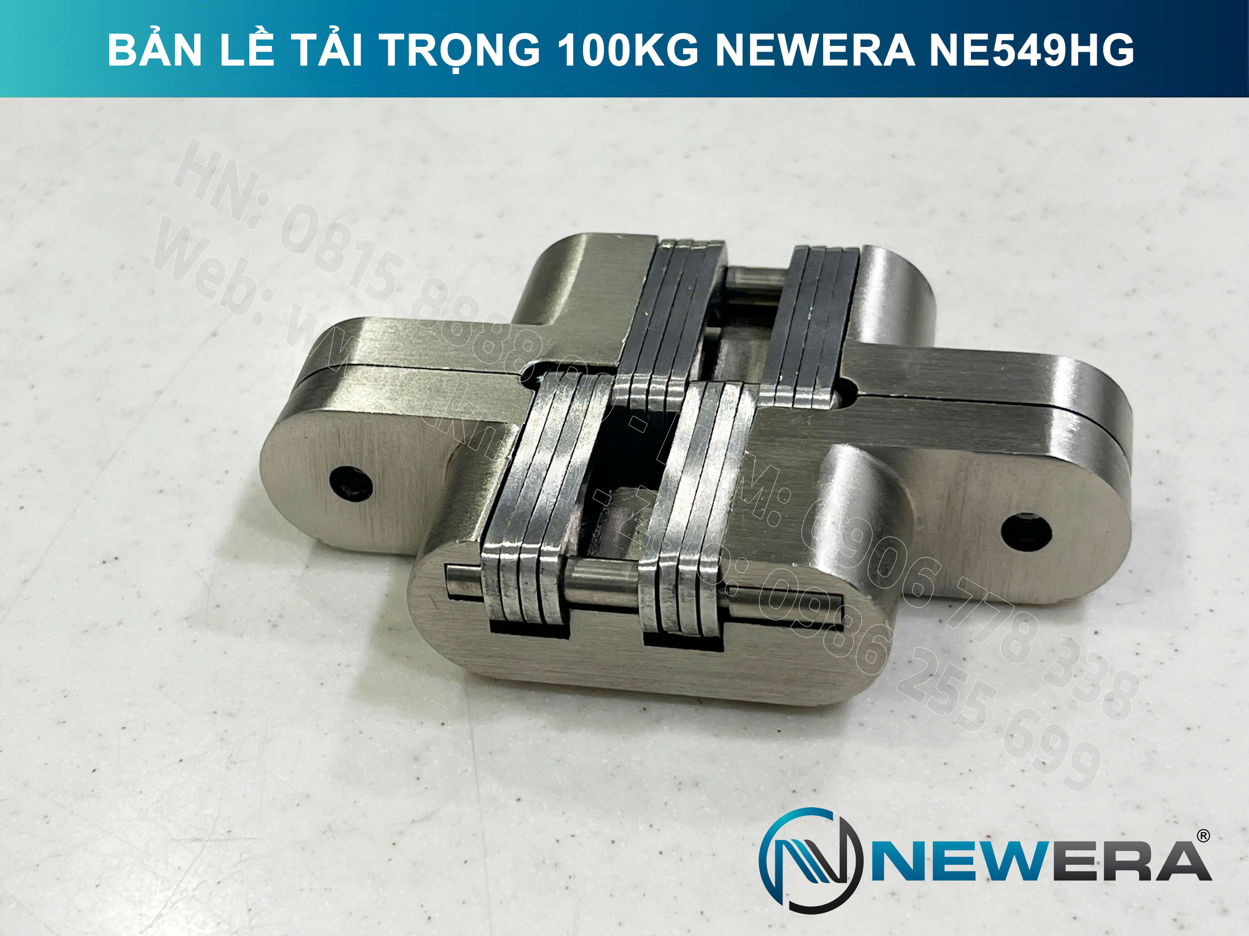 Bản lề cửa gấp NewEra tải trọng 100kg NE549HG 1