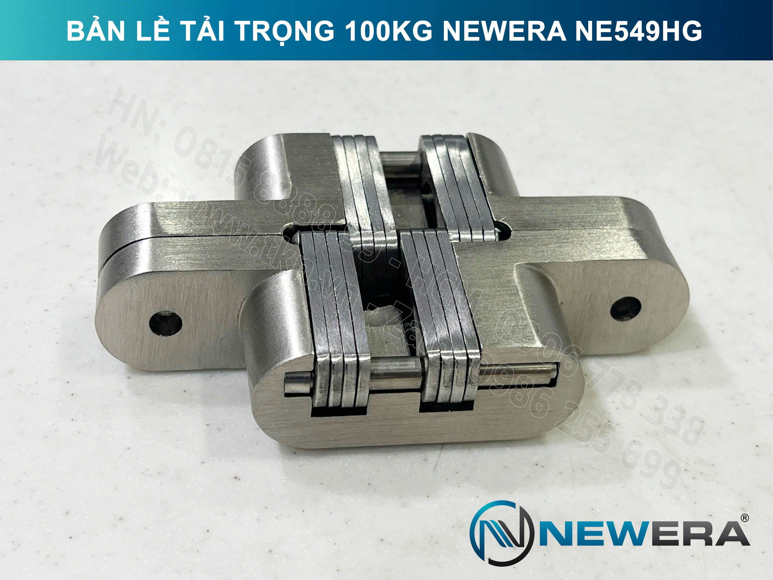 Bản lề cửa gấp NewEra tải trọng 100kg NE549HG 5