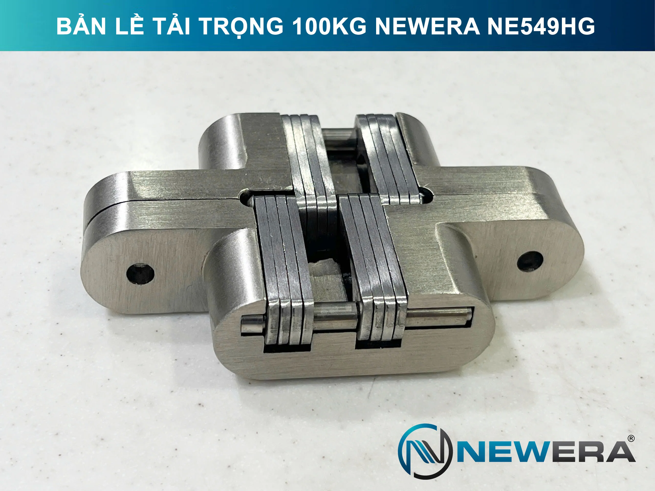 Bản lề cửa gấp NewEra tải trọng 100kg NE549HG