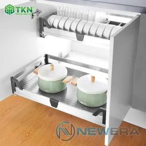 Kệ ngăn kéo lắp đặt 2 tầng NewEra NE388.900 