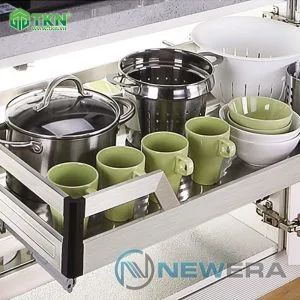 NGĂN KÉO XOONG NỒI NEWERA INOX HỘP 304 – MÃ NE388.700