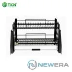 Kệ chén nâng hạ NewEra 900mm inox 304 màu đen NE021.900