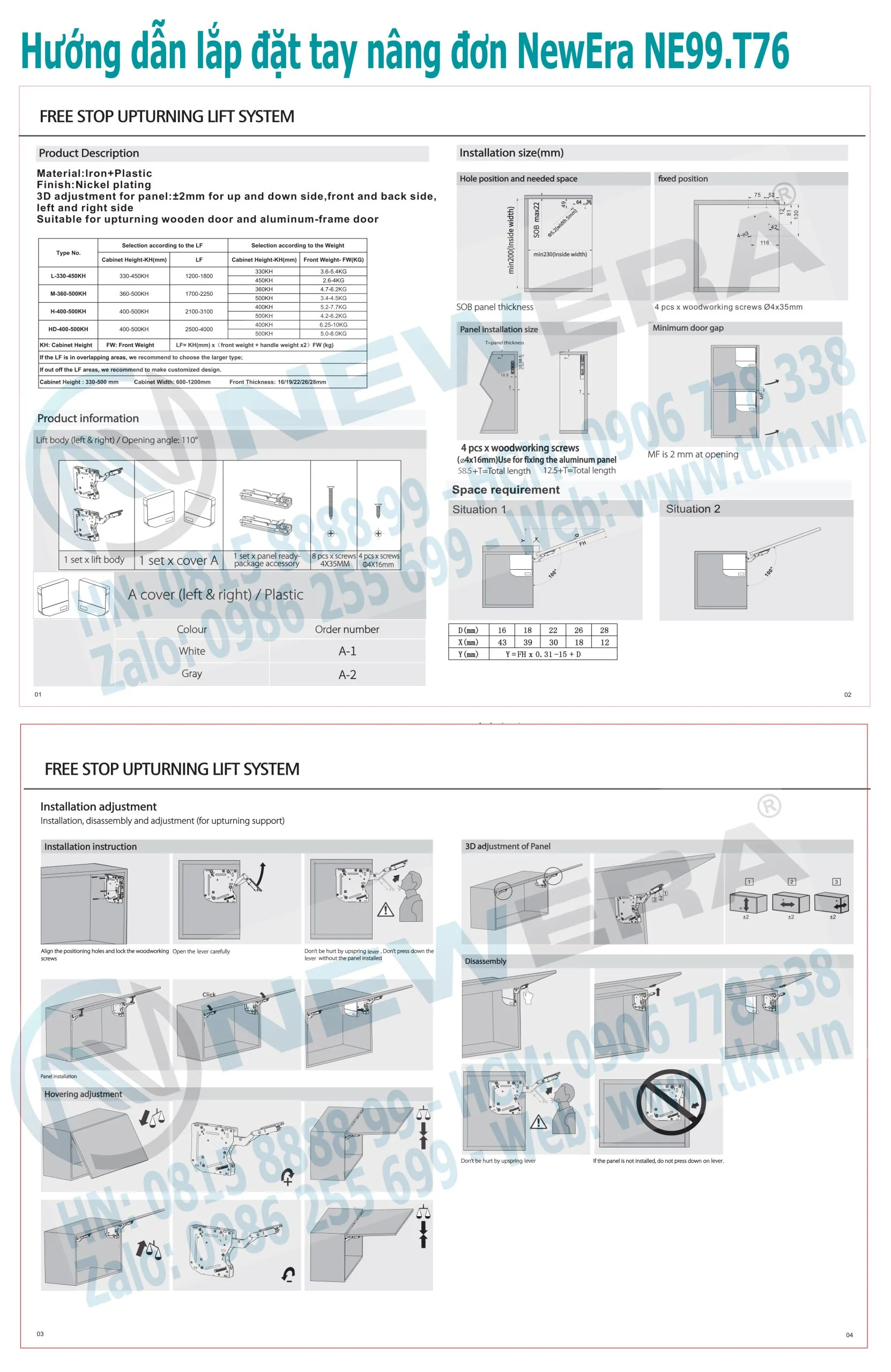 Huong dan lap dat tay nang don NewEra NE99.T76 scaled