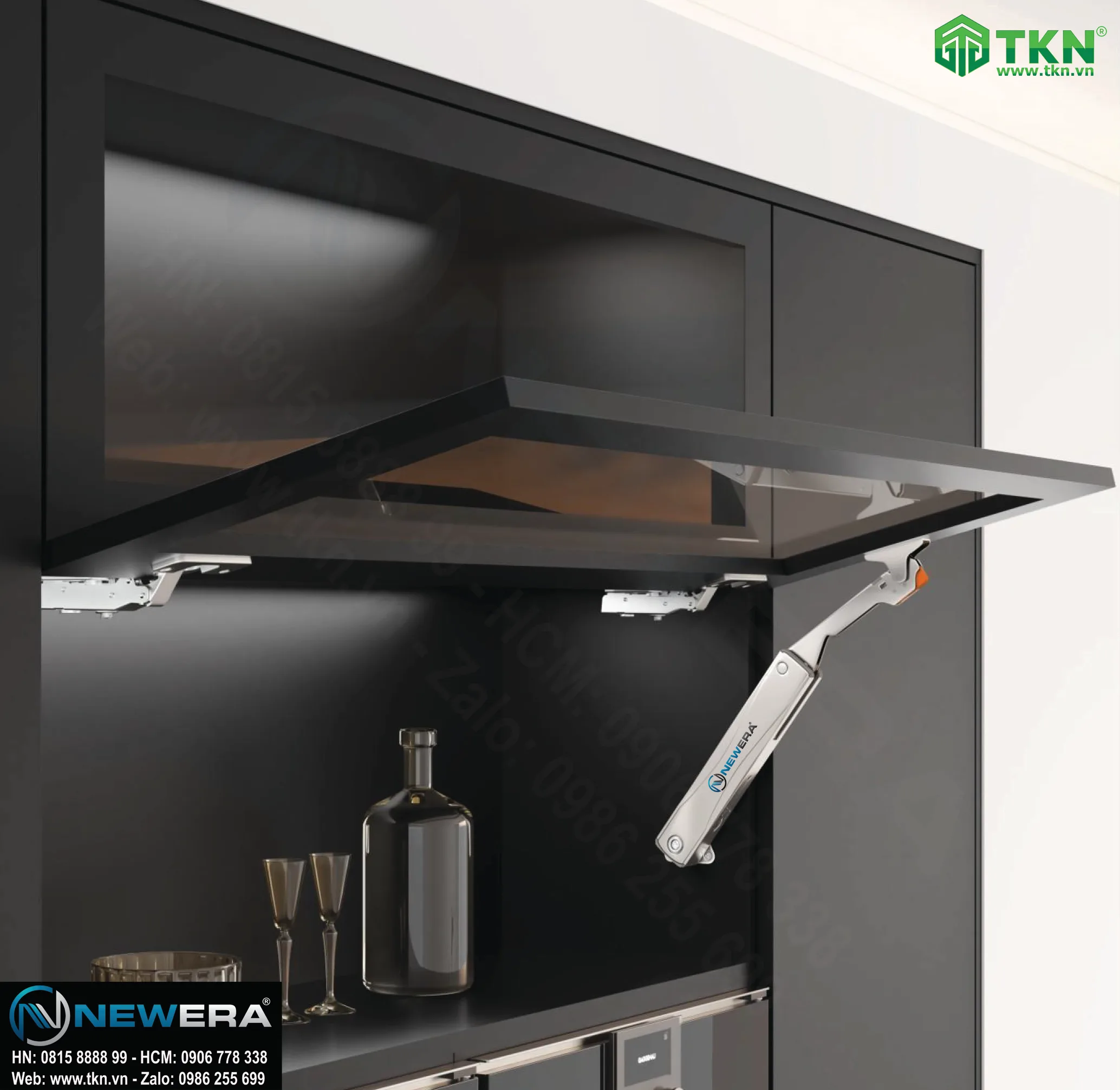 Tay nang tu bep don giam chan NewEra NE99.T15. Ly tuong cho tu bep va tu trang tri 1