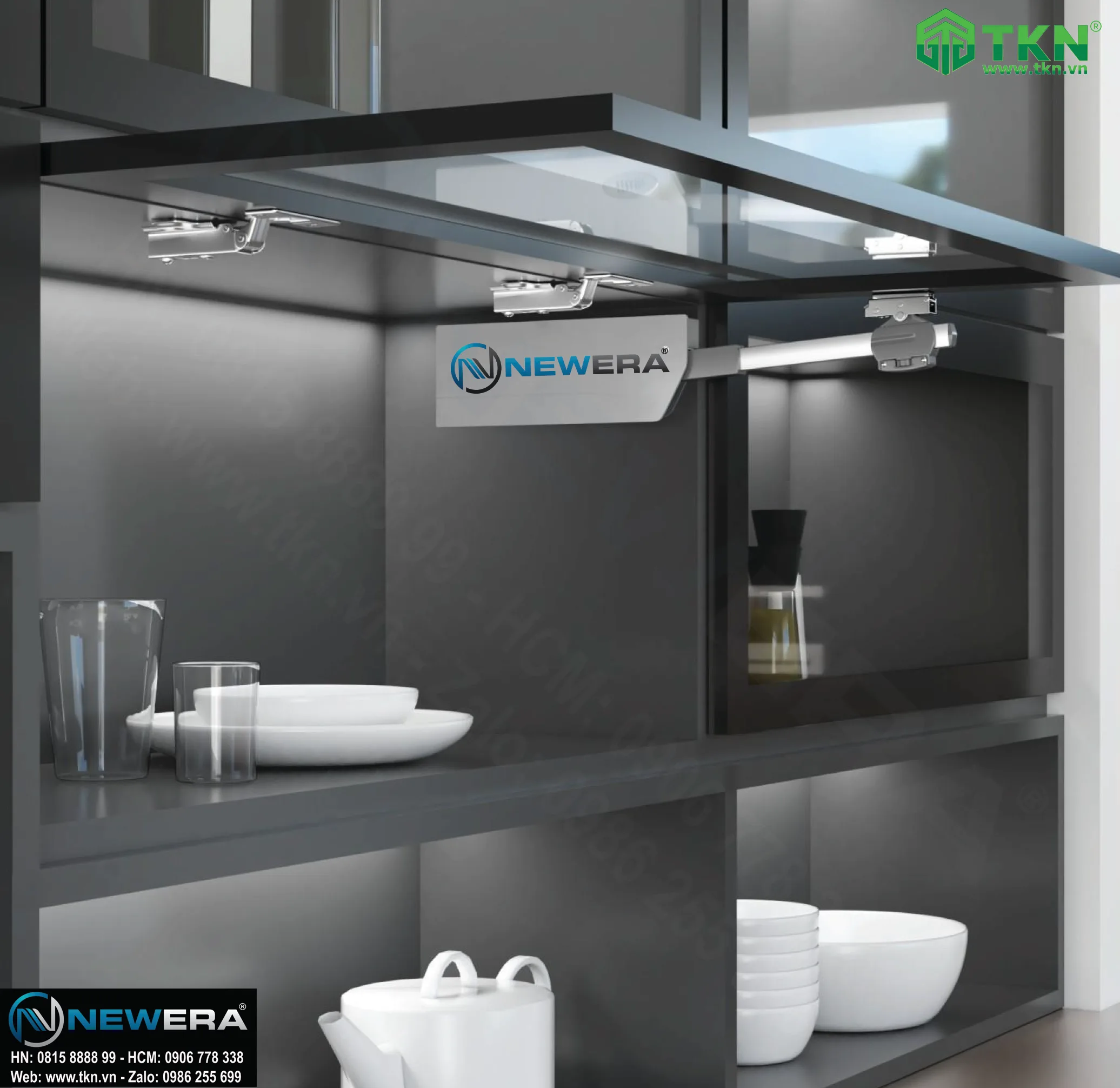 Tay nâng NewEra giảm chấn 300-500mm NE99.T71