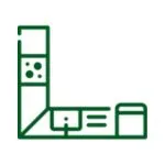 Kệ góc xoay mâm xoay NewEra