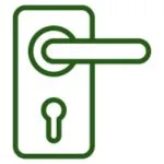 Tay nắm gạt Yale