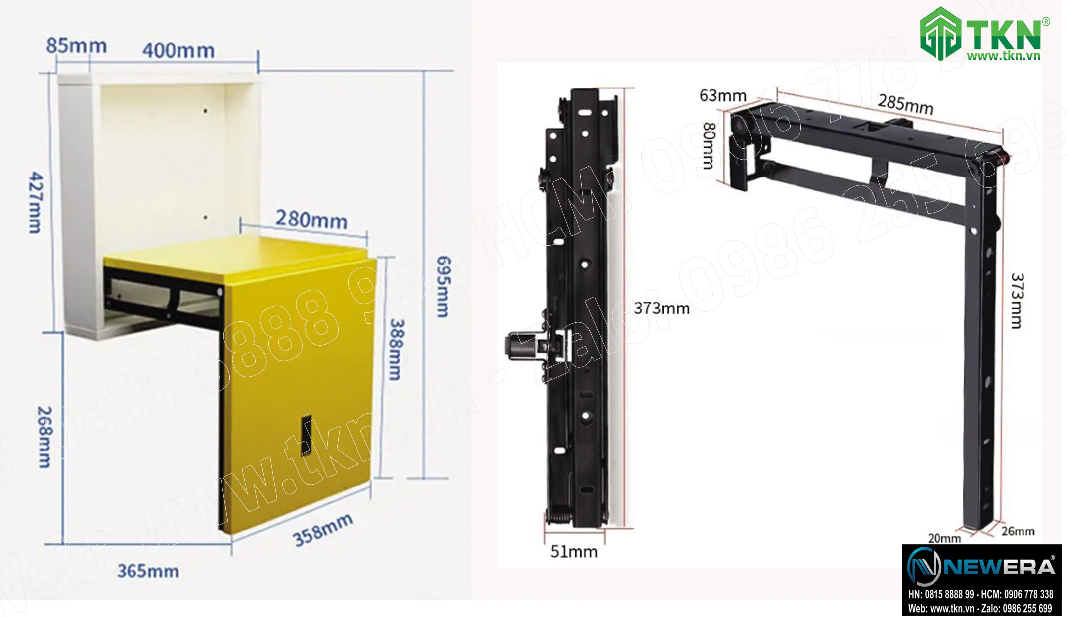 Phụ kiện ghế gấp âm tường thay giày NewEra NE4838.285.377