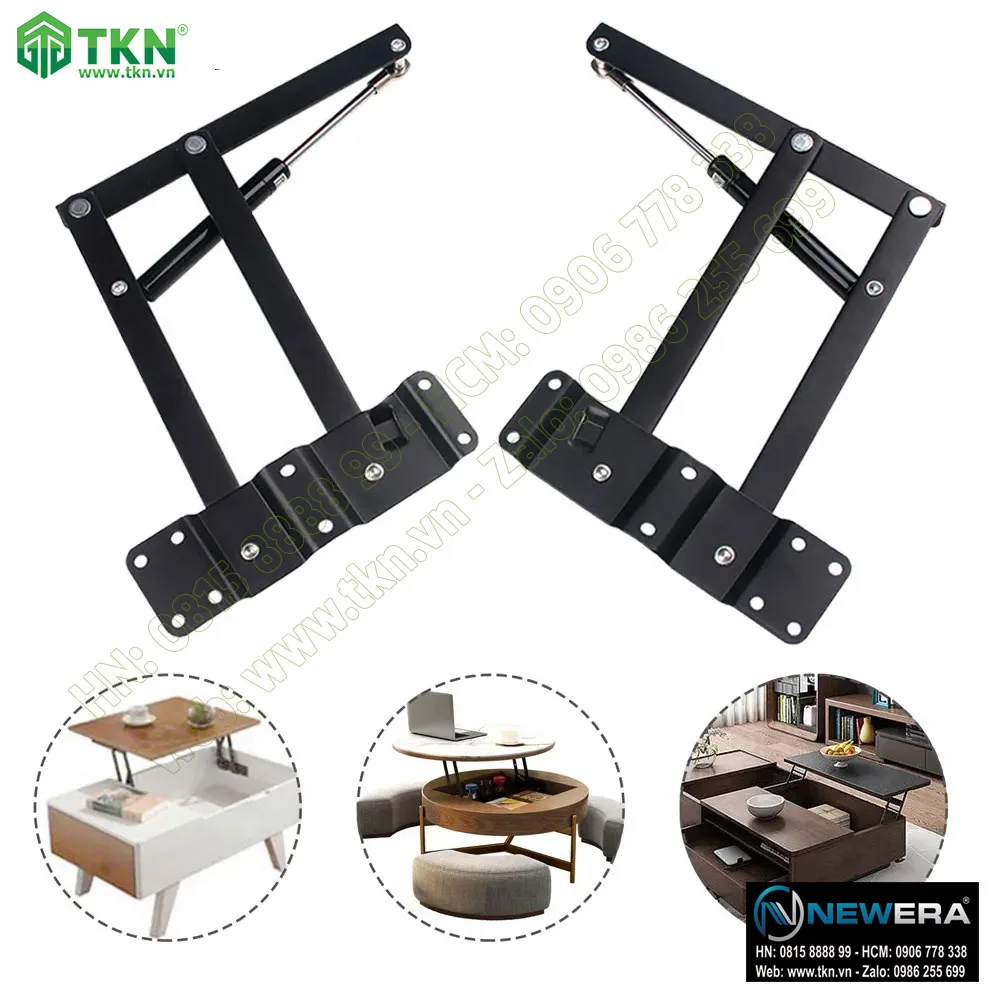 Phụ kiện nâng hạ mặt bàn thông minh giảm chấn NewEra NE4818.212.245
