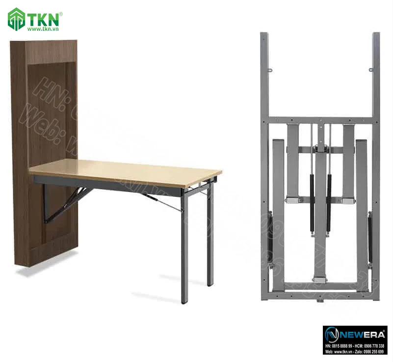 Phụ kiện bàn gấp treo tường NewEra dài 1595mm NE4868.610.1595