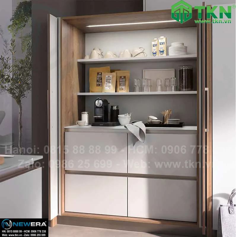 Phụ kiện cửa trượt xếp giấu cánh NewEra dài 500mm NE4888.500