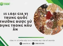 Các loại gia vị Trung Quốc được sử dụng nhiều nhất khi nấu ăn