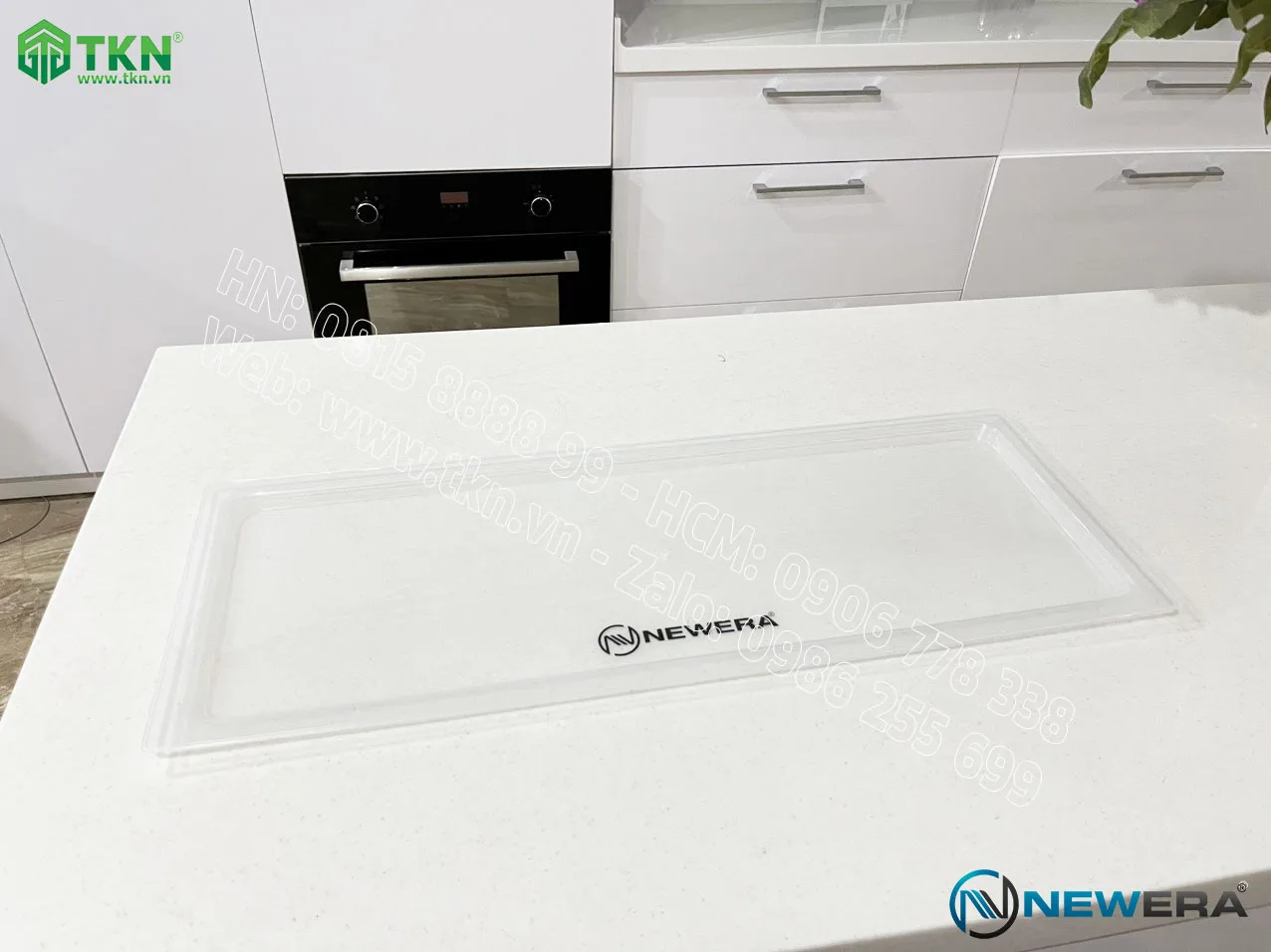 Giá bát nâng hạ NewEra 800mm có ống đũa inox 304 NE799.800 4