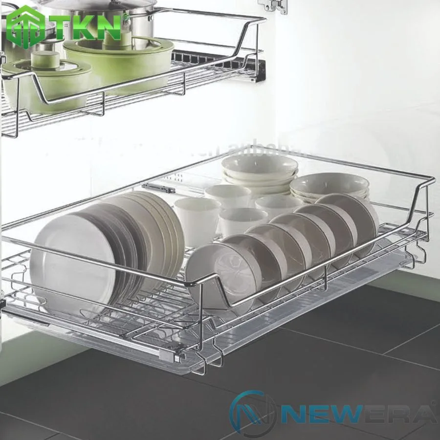 Giá để bát đĩa NewEra 700mm hợp kim mạ inox NE102.700