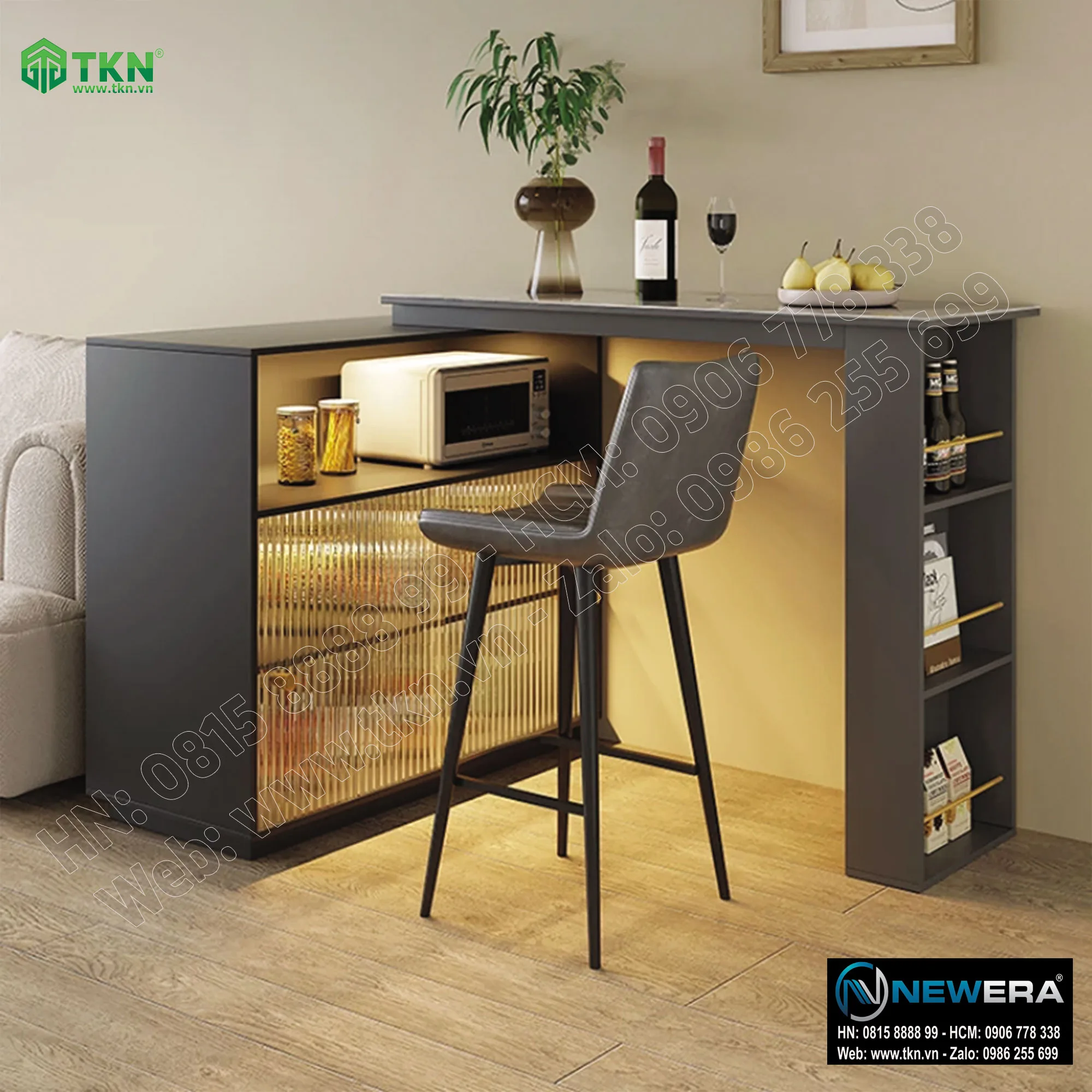 Phụ kiện bàn xoay xếp gọn trên tủ NewEra NE4848.RTC 1