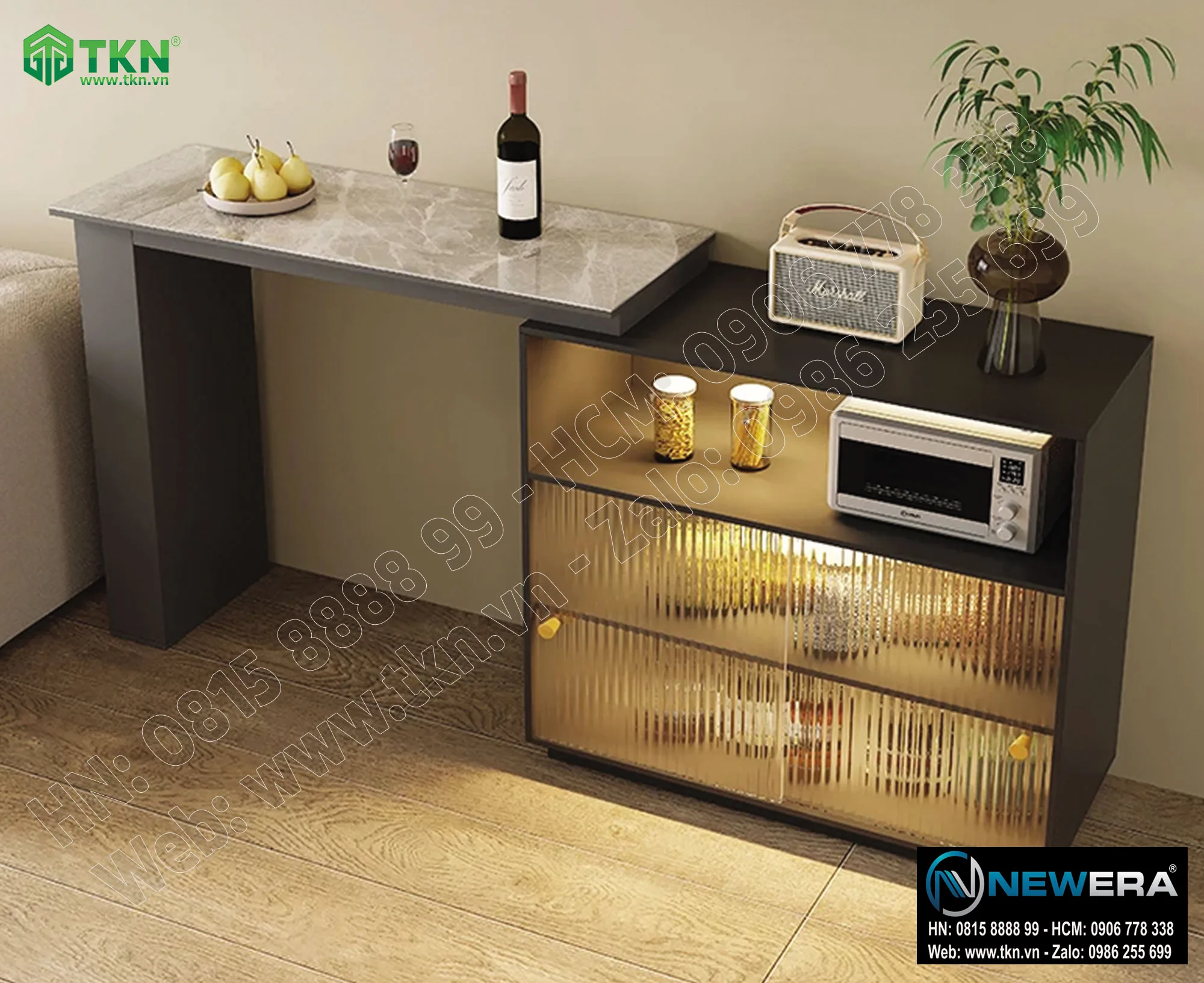 Phụ kiện bàn xoay xếp gọn trên tủ NewEra NE4848.RTC 3