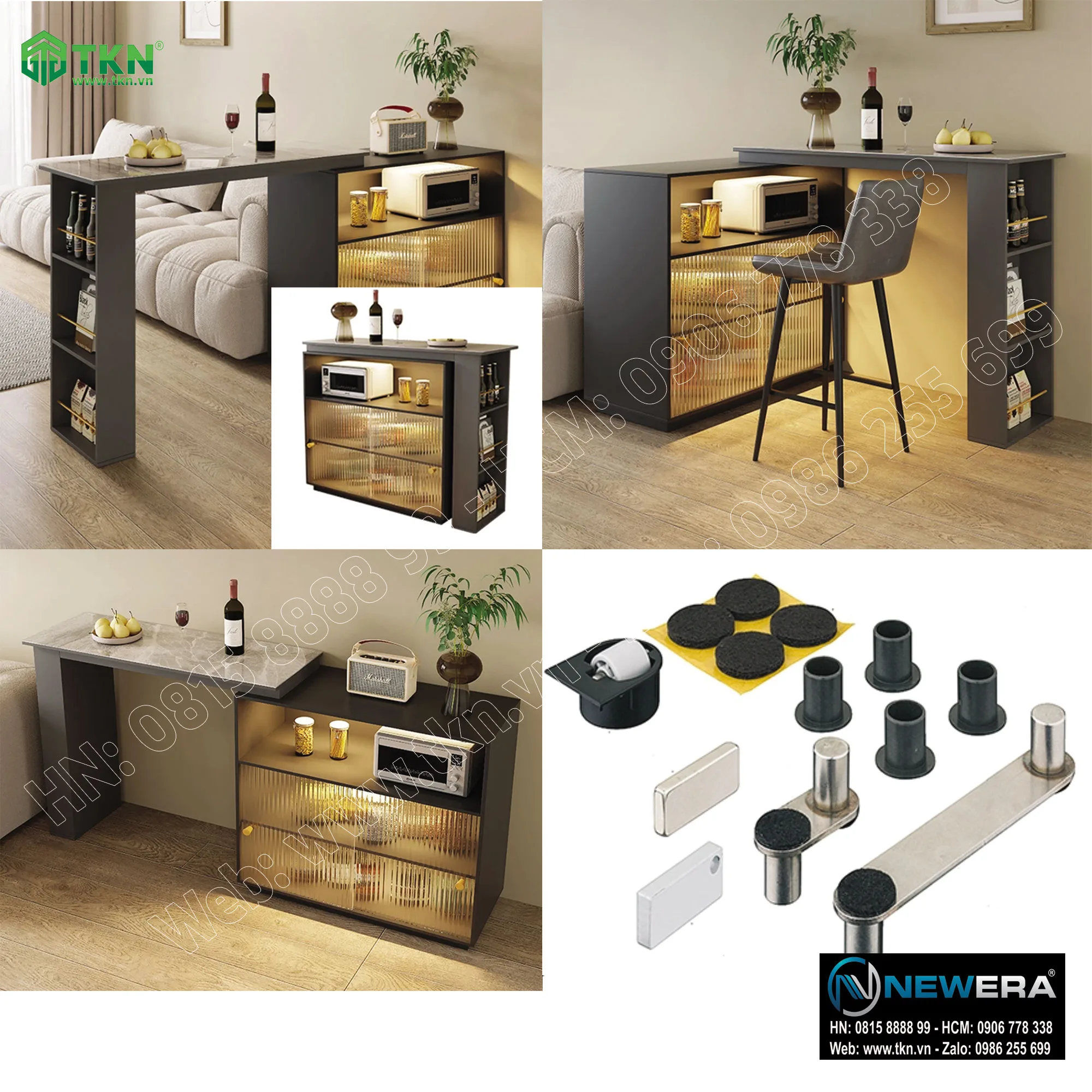 phu kien ban xoay xep gon tren tu NE4848.RTC 8