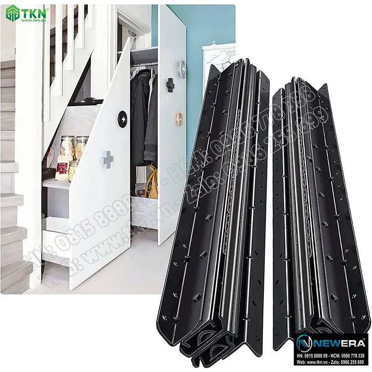 Ray gầm cầu thang có giảm chấn dài 600mm NE4899.600.1450S