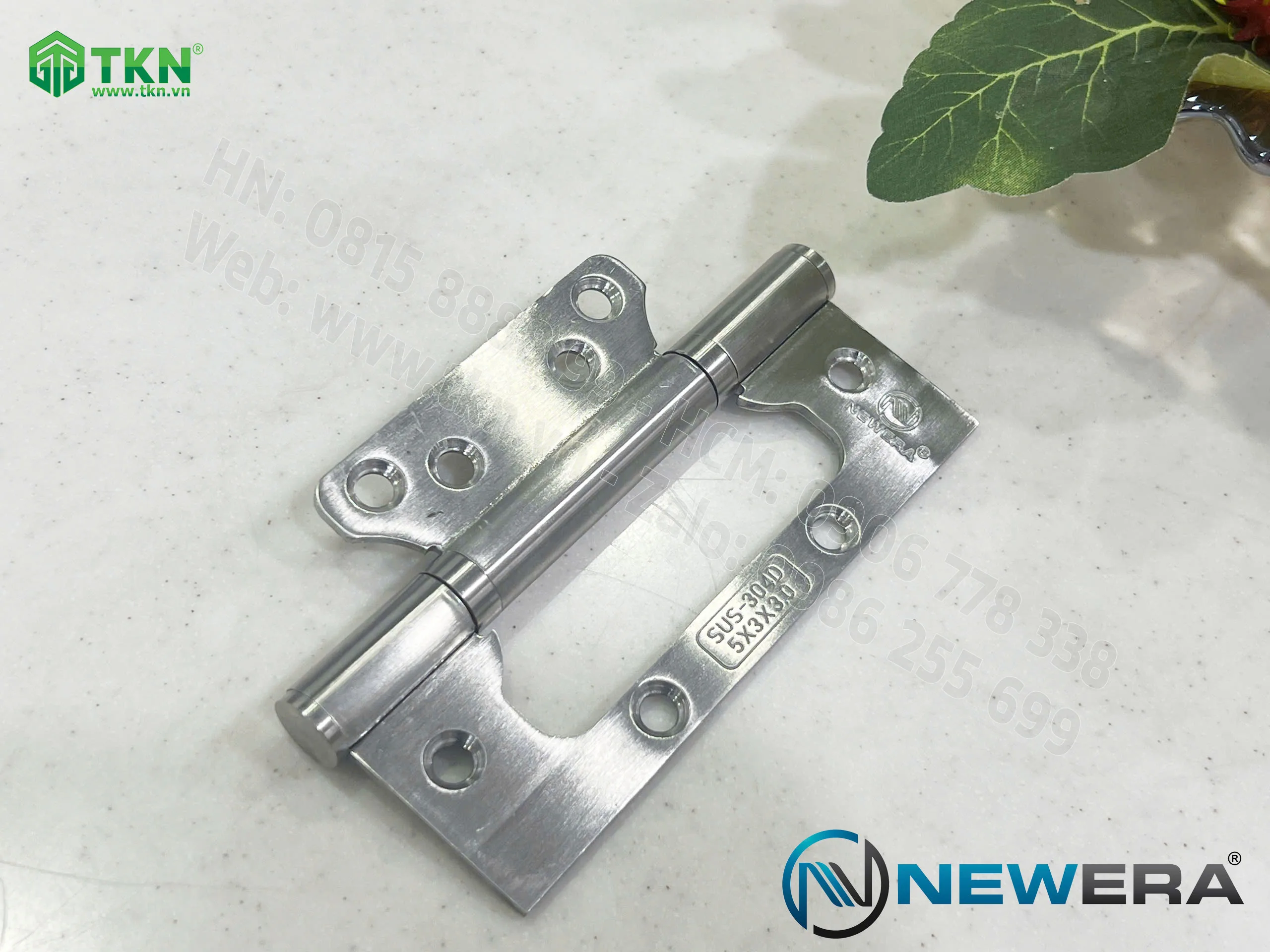 Bản lề NewEra inox 304 NE533SS-FS 7