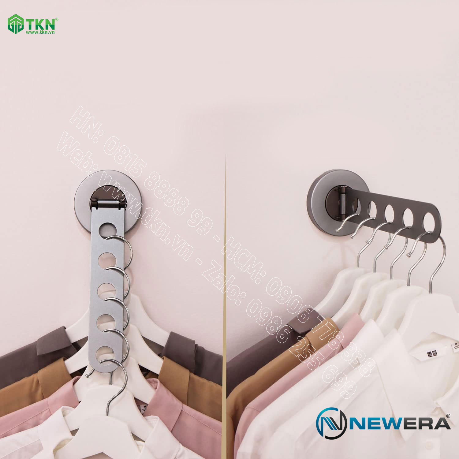 Móc treo quần áo điều chỉnh độ nghiêng NewEra NE3969.060 6