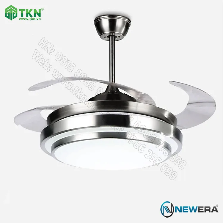 Quạt trần trang trí NewEra dài 550mm NE9003W42H550