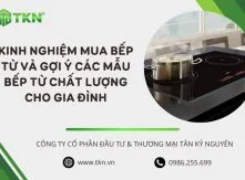 Kinh nghiệm mua bếp từ và gợi ý các mẫu bếp từ chất lượng cho gia đình