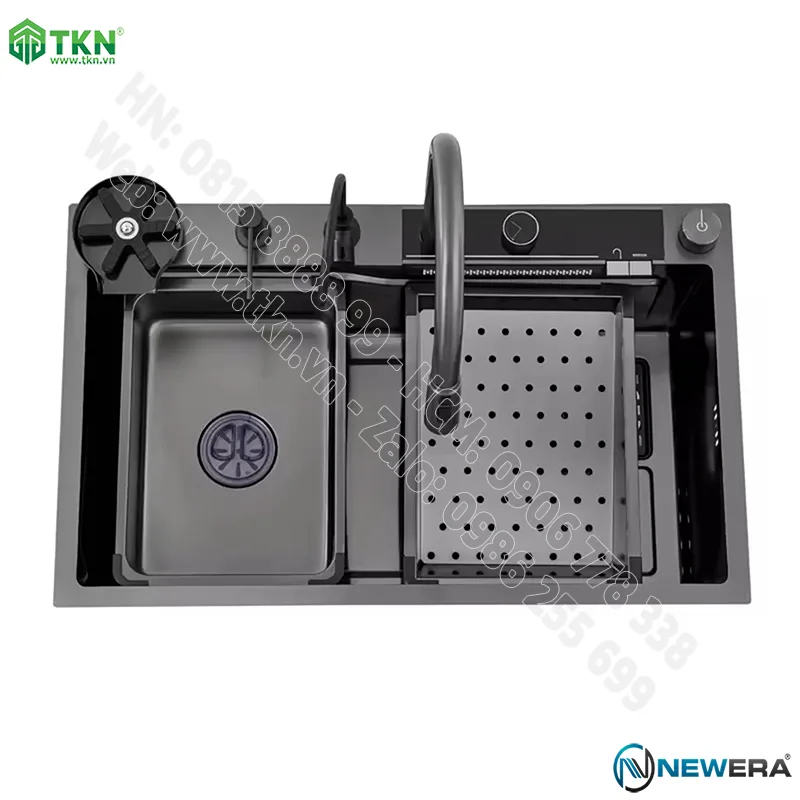 Voi chau rua dang rut NewEra SUS304 NE7546DB 1