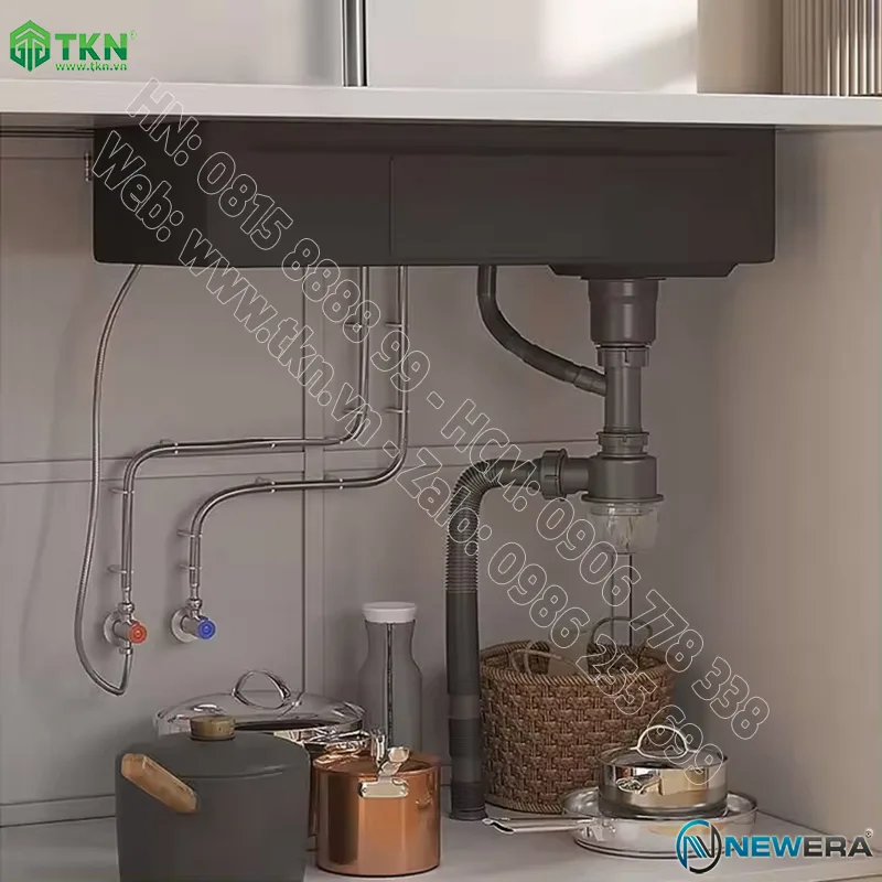 Voi chau rua dang rut NewEra SUS304 NE7546DB 12