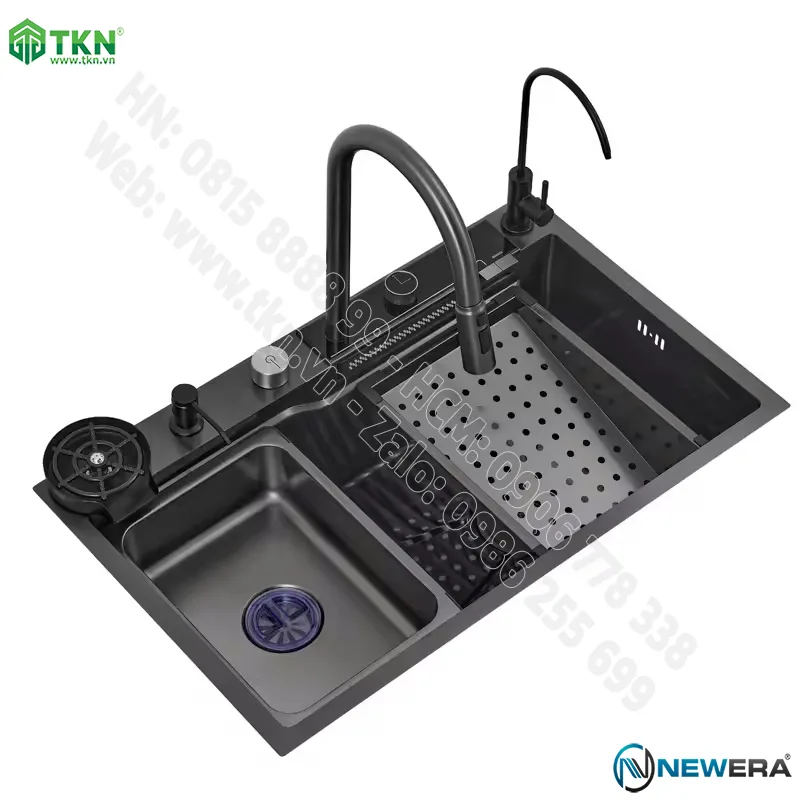 Voi chau rua dang rut NewEra SUS304 NE7546DB 3