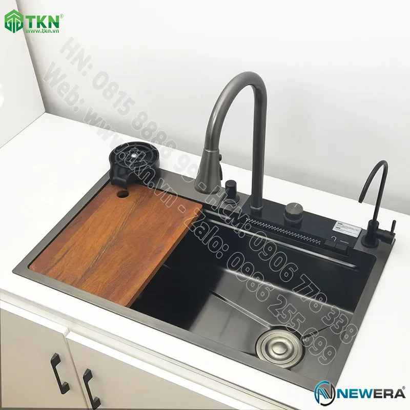 Voi chau rua dang rut NewEra SUS304 NE7546DB 8