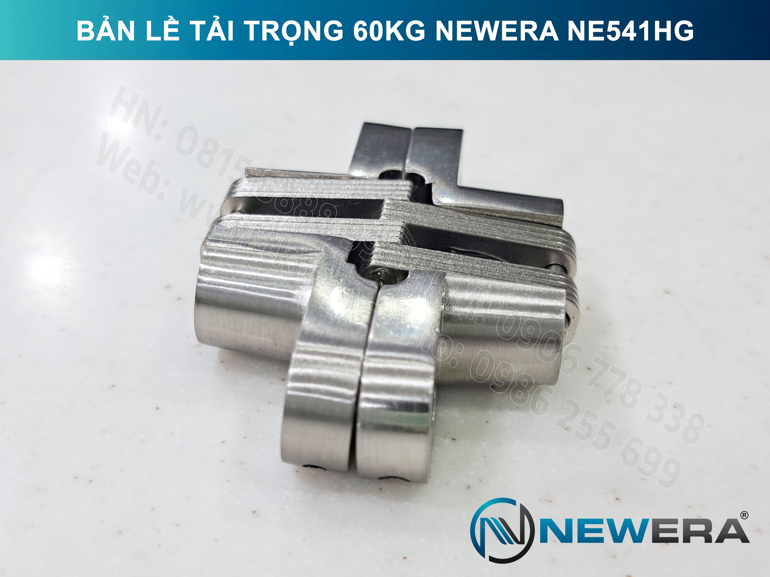 Bản lề cửa gấp NewEra tải trọng 60kg NE541HG 2