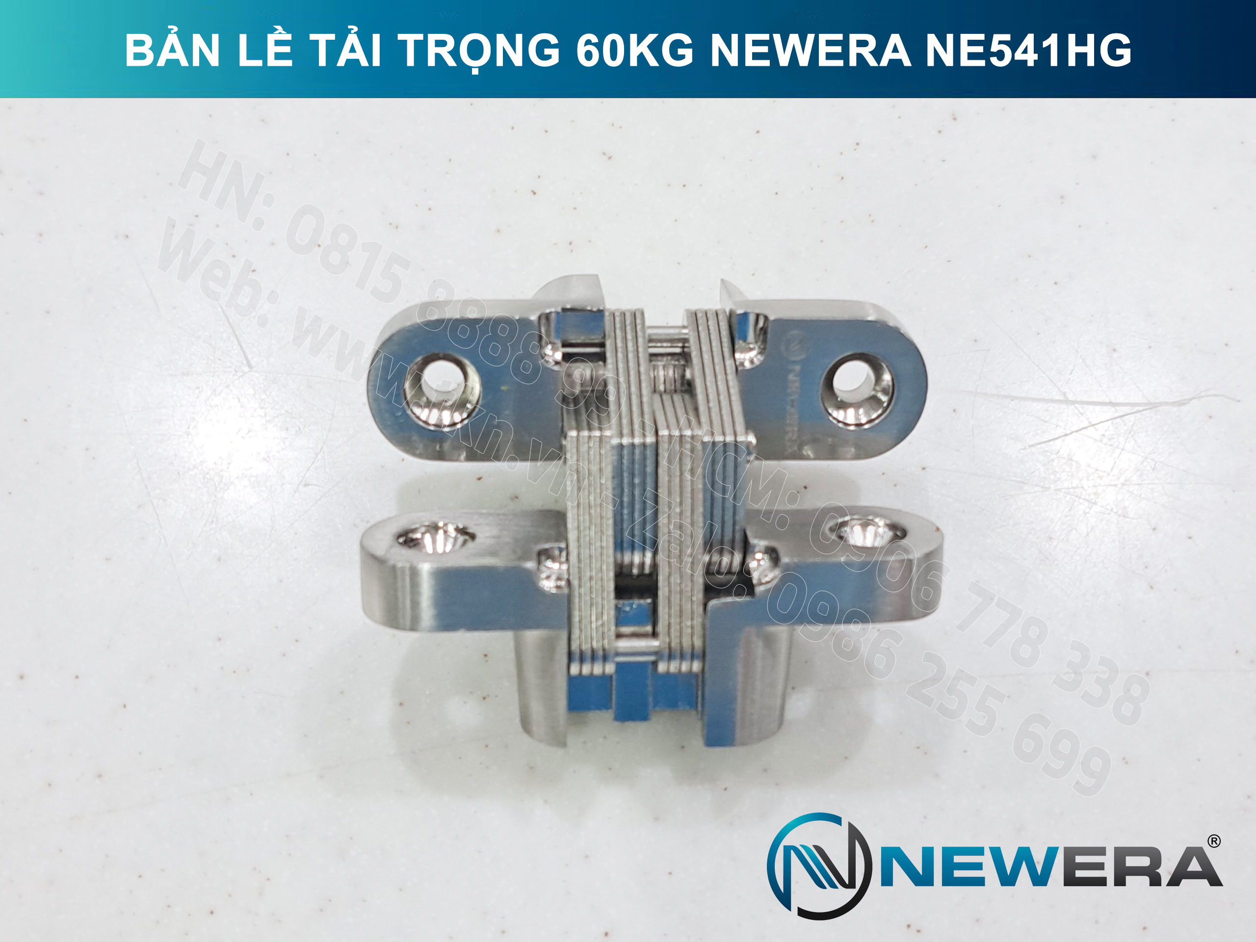 Bản lề cửa gấp NewEra tải trọng 60kg NE541HG 5