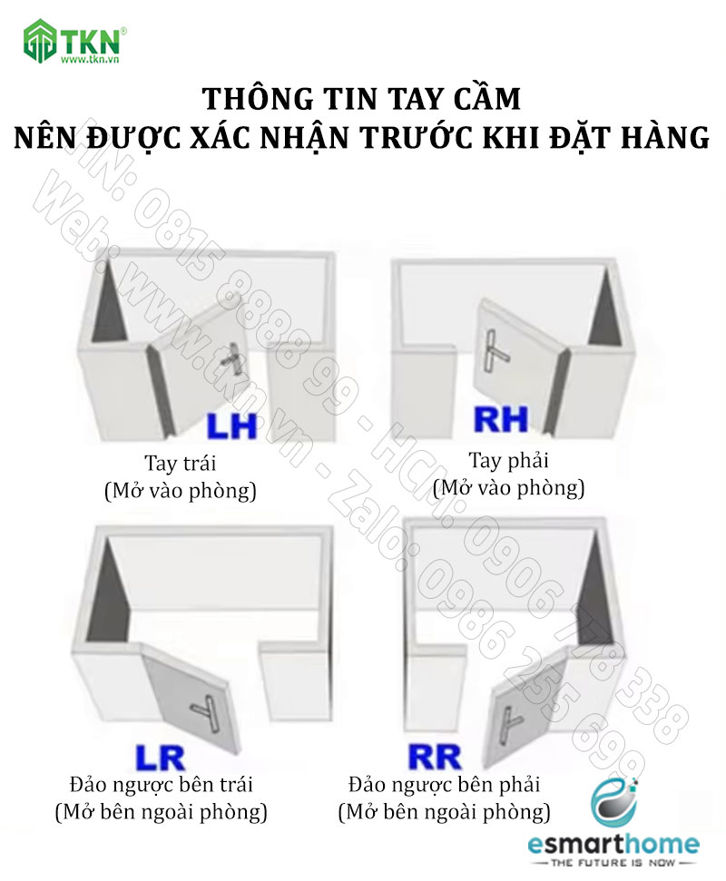 Khoá thẻ từ, chìa cơ eSmartHome màu inox ESH88HL603DSS 9