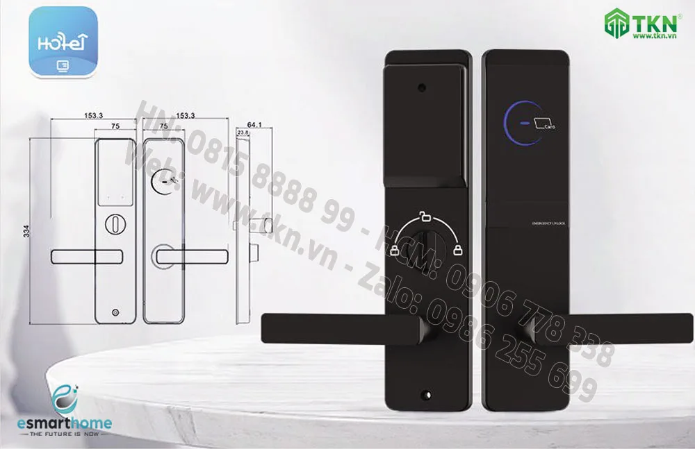 khoa khach san thong minh eSmartHome ESH88TT539DSB 2