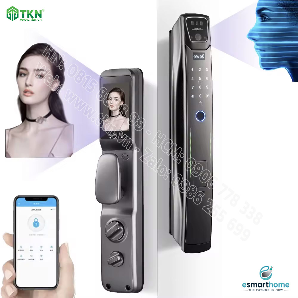 Khoá Camera, mobile APP, vân tay, thẻ, mật mã, chìa cơ ESH99TY262TYESY 1