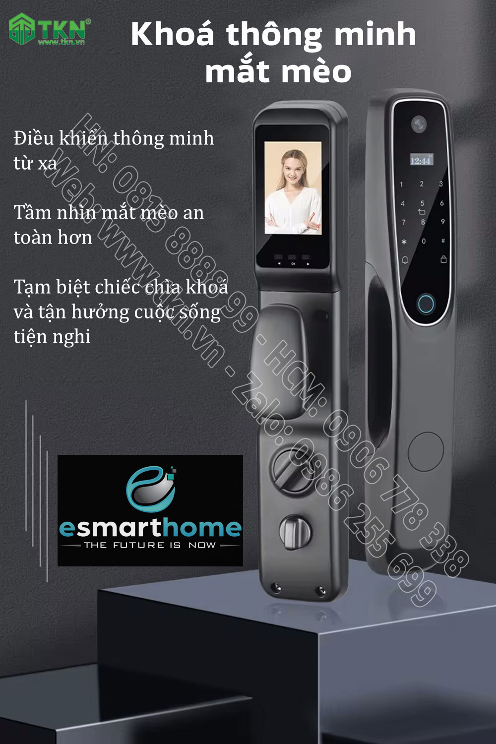 Khoá Camera, mobile APP, vân tay, thẻ, mật mã, chìa cơ ESH99TY263TYESB 5