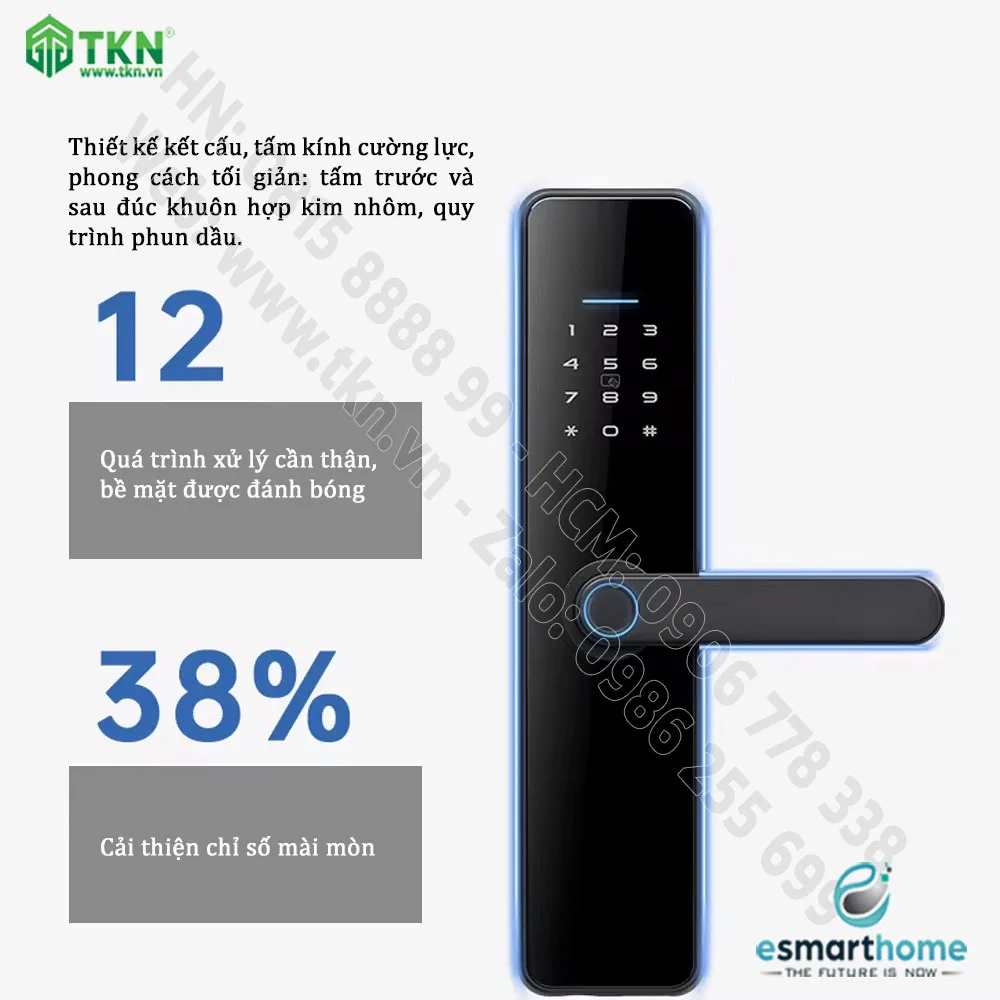 khoa thong minh van tay eSmartHome ESH99TT265TLESB 8