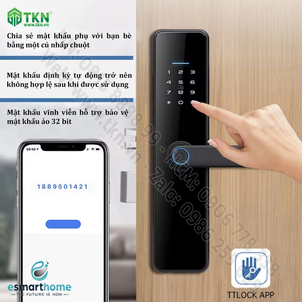 khoa thong minh van tay eSmartHome ESH99TT265TLESB 9