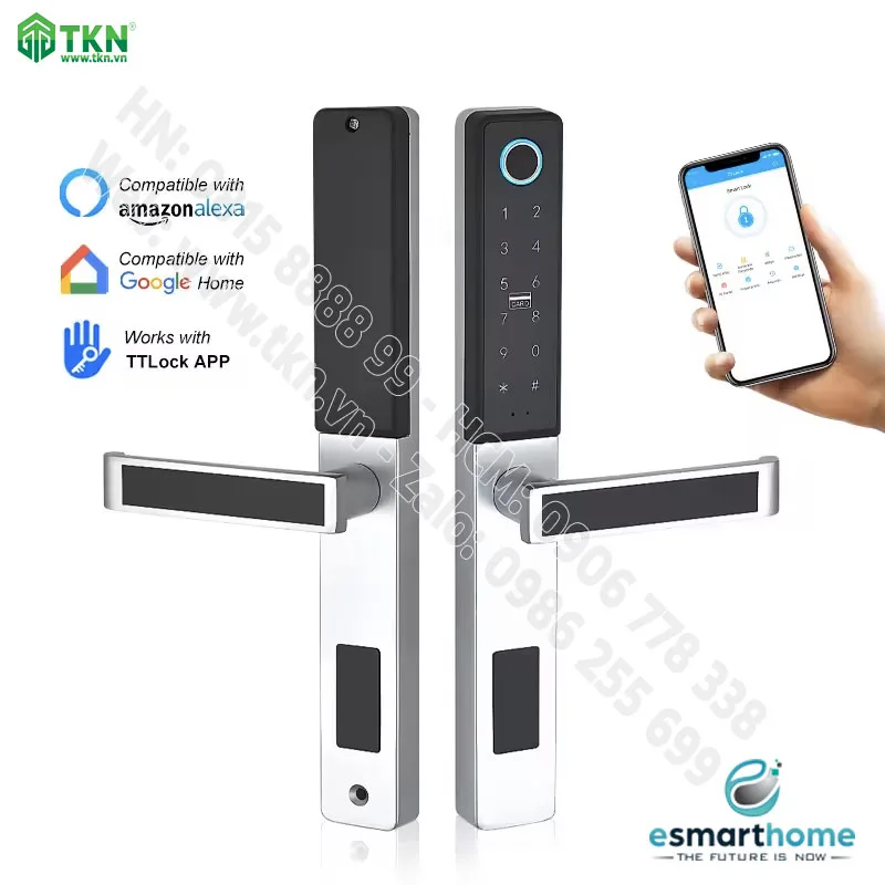 Khoá mobile APP, vân tay, thẻ, mật mã, chìa cơ ESH99TT819TLLSS 2